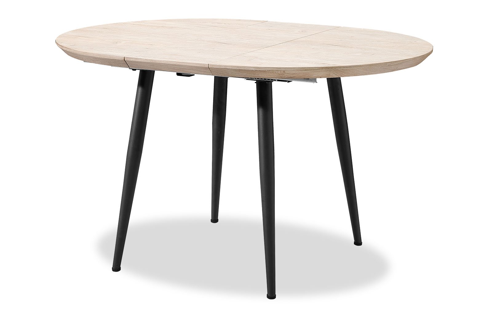 Folding table Leticia, oak/black