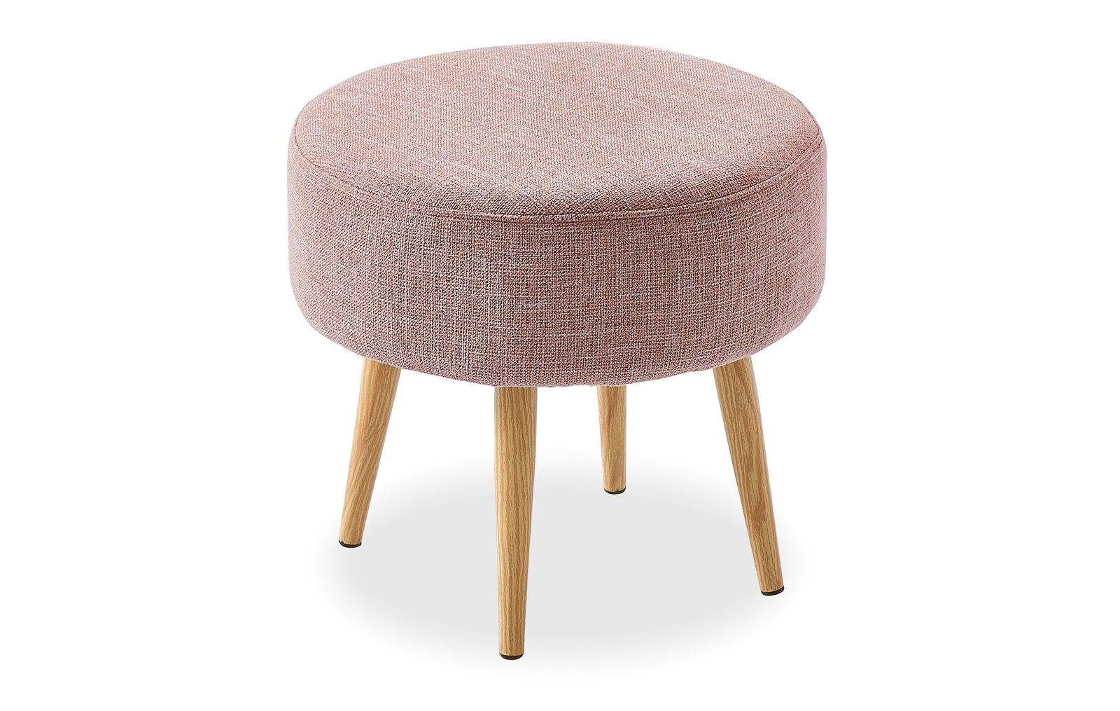 Round Pouf Heidi, coral