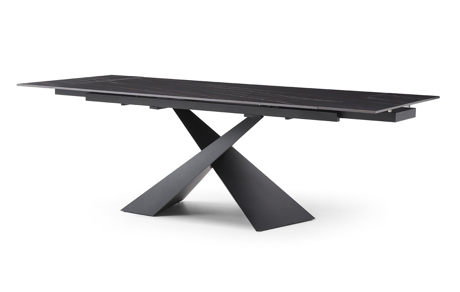 Folding table Savoy, black ceramics